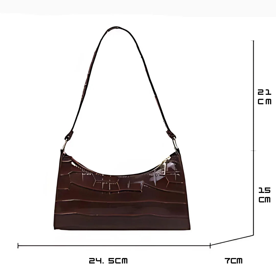 Kristen | Shiny Leather Bag