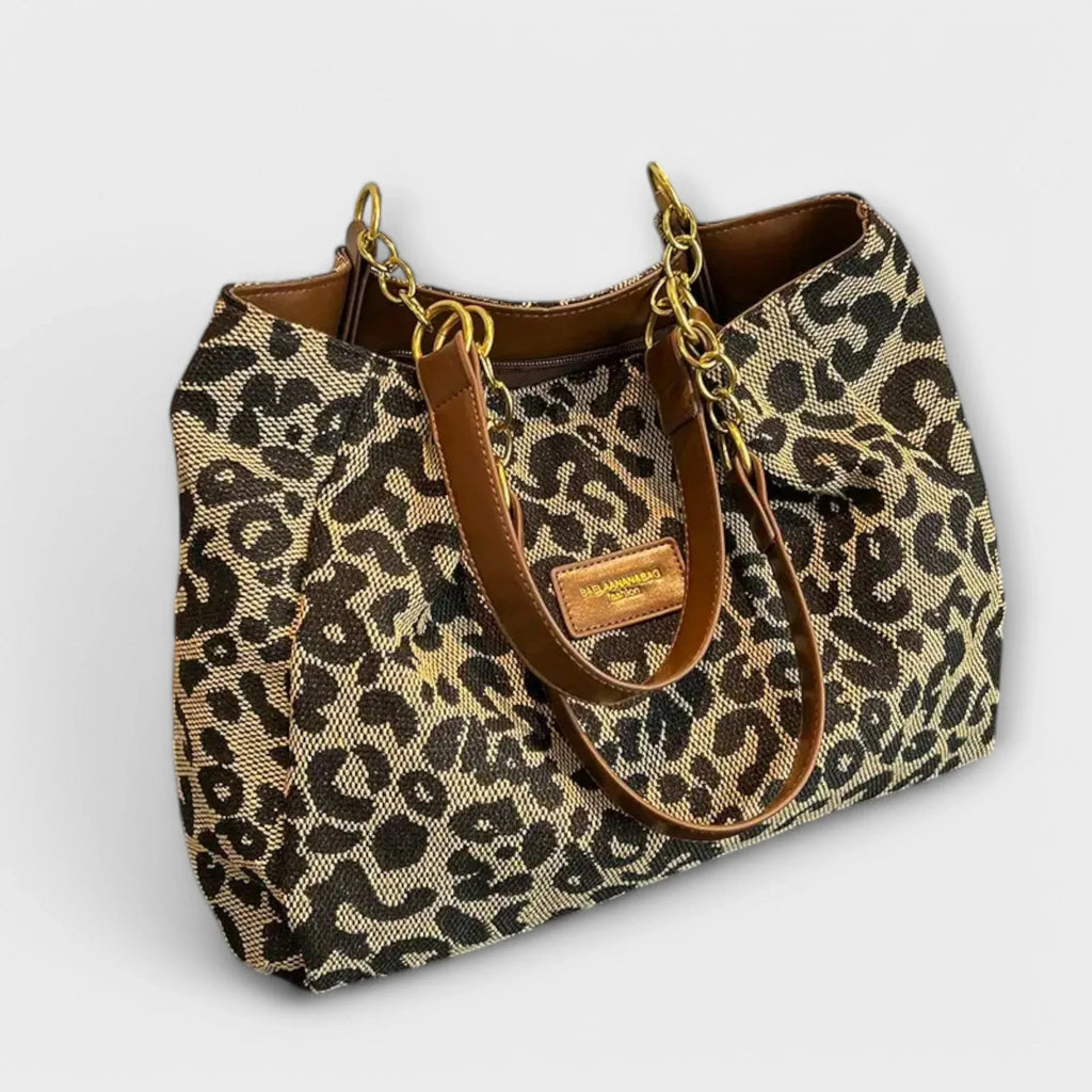 Kayla | Leopard Canvas Tote