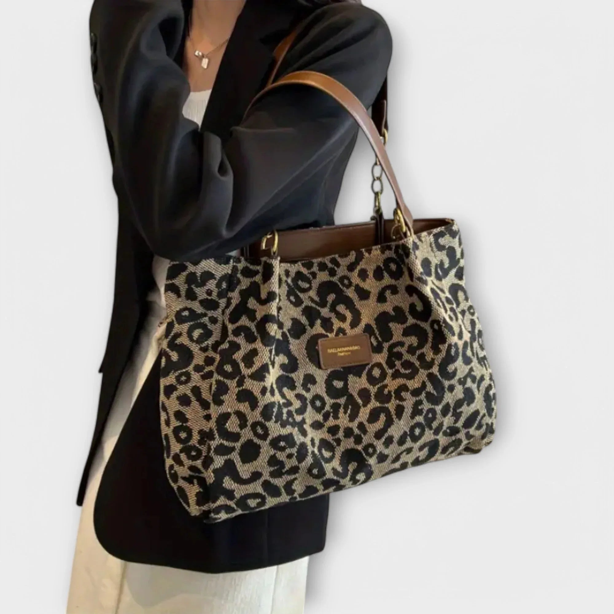 Kayla | Leopard Canvas Tote