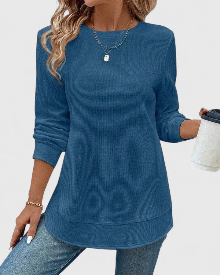 Astrid | Elegant O-Neck Long Sleeve
