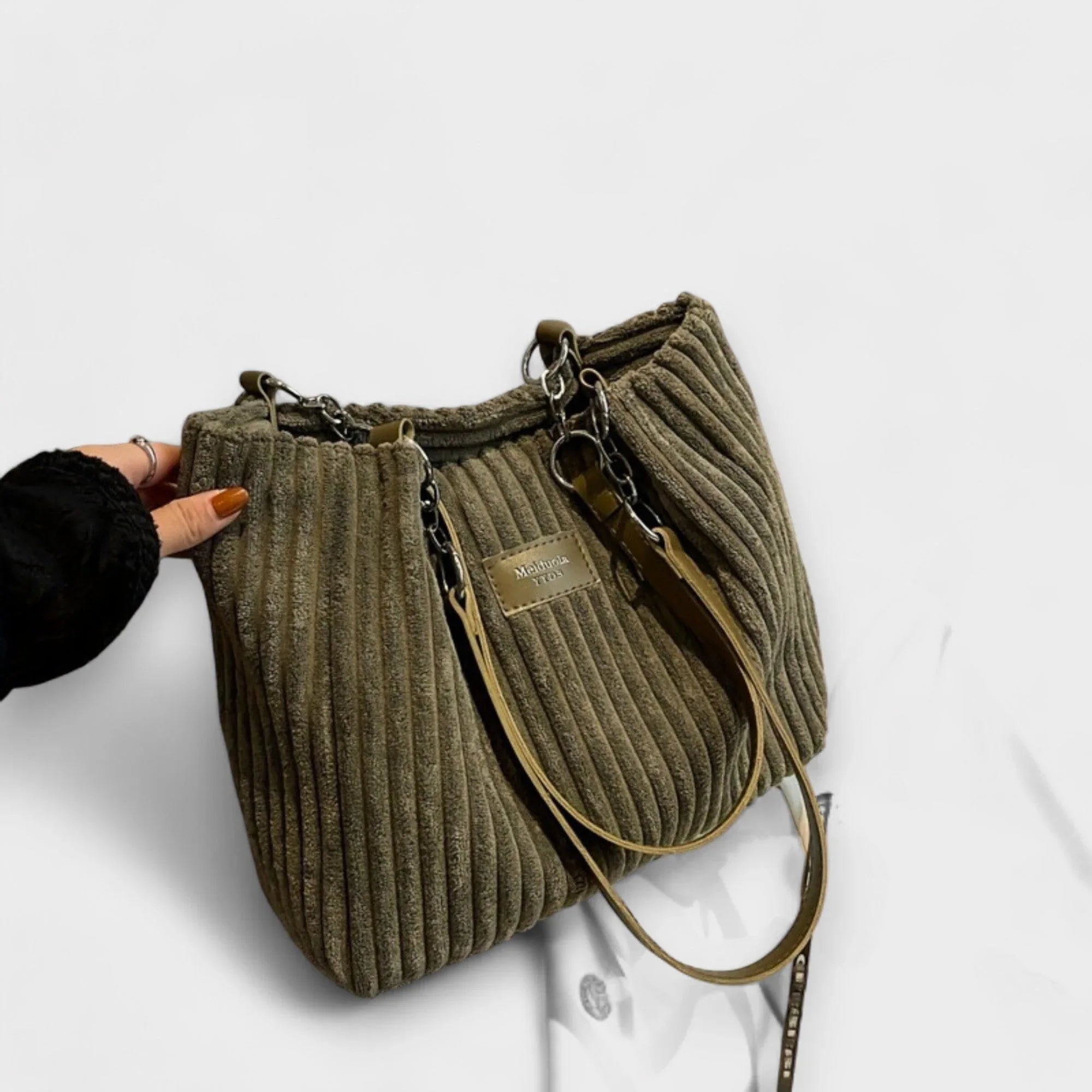 Tricia | Soft Cord Shoulder Bag