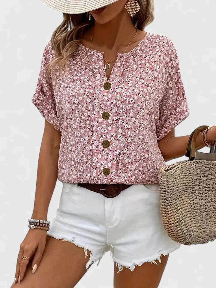 Haven | Elegant Floral Summer Top