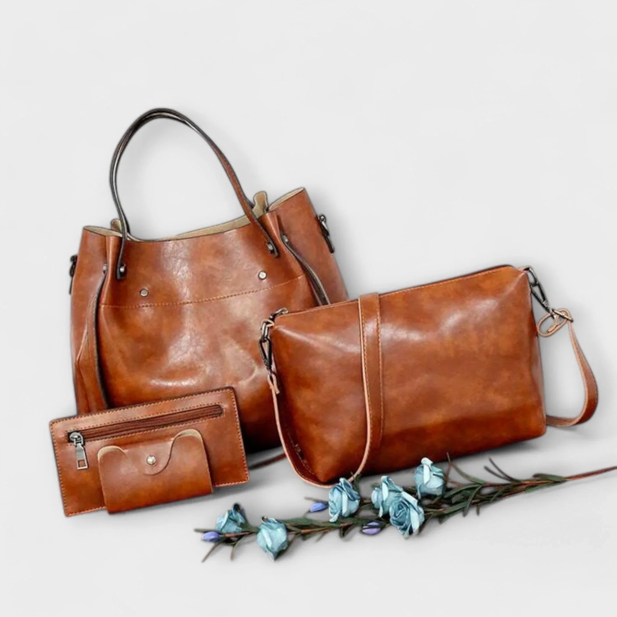 Valerie | 4-Piece Vintage Bag Set
