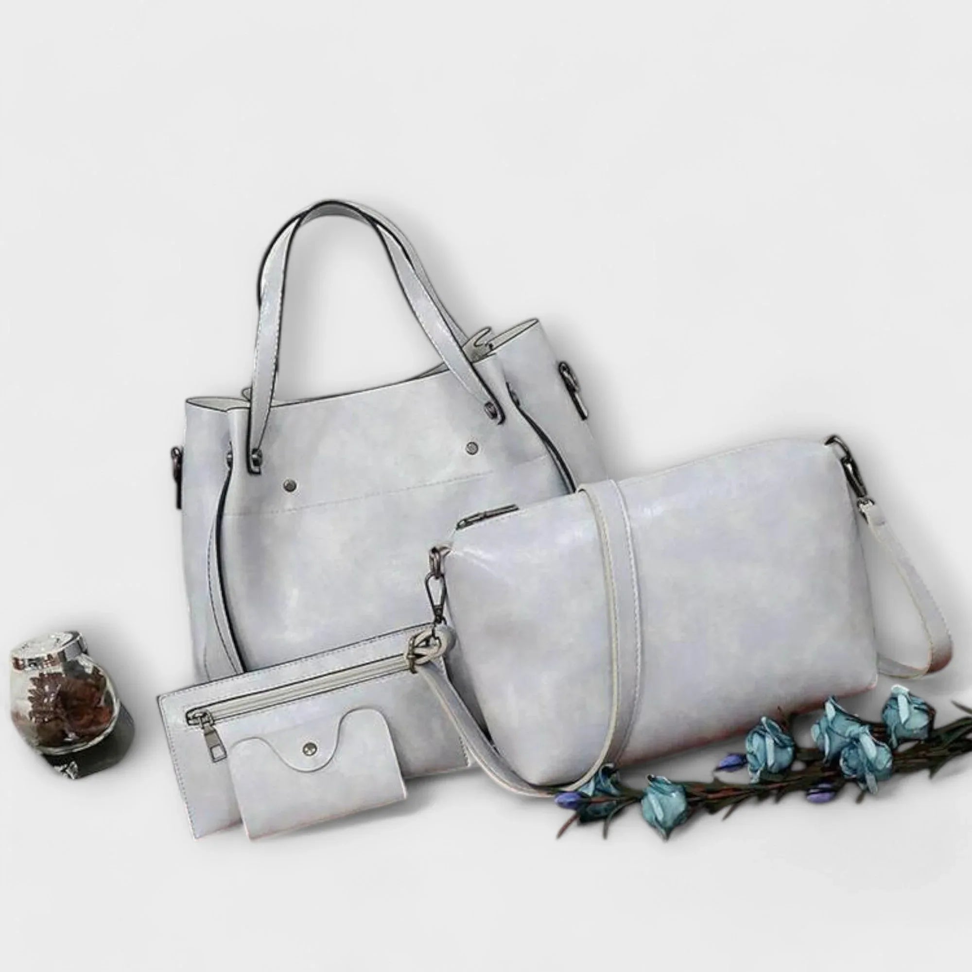 Valerie | 4-Piece Vintage Bag Set