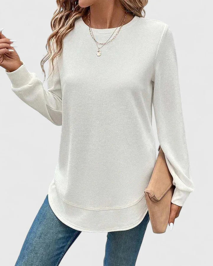 Astrid | Elegant O-Neck Long Sleeve