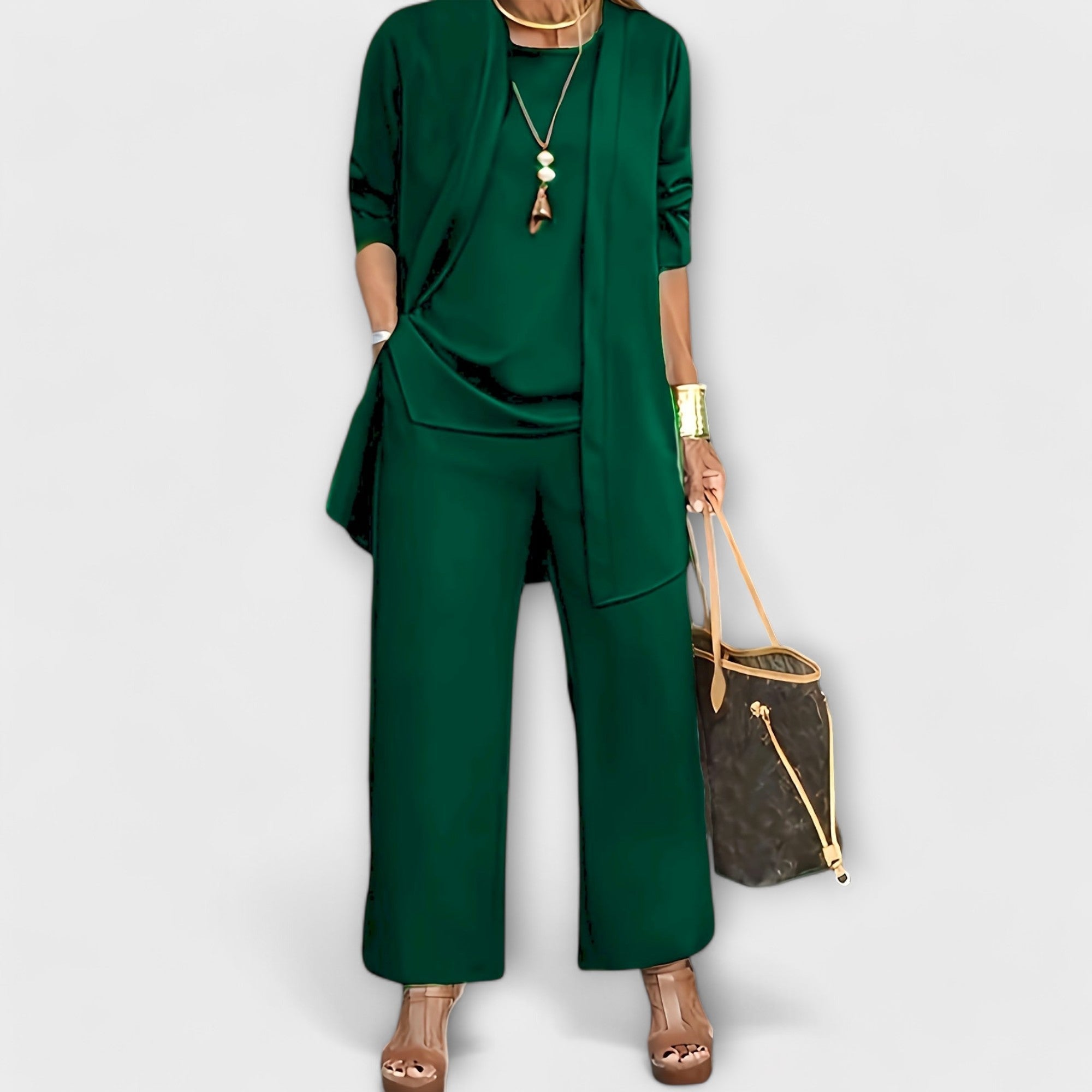 Winona | Wide Leg Three-Piece Set for Women