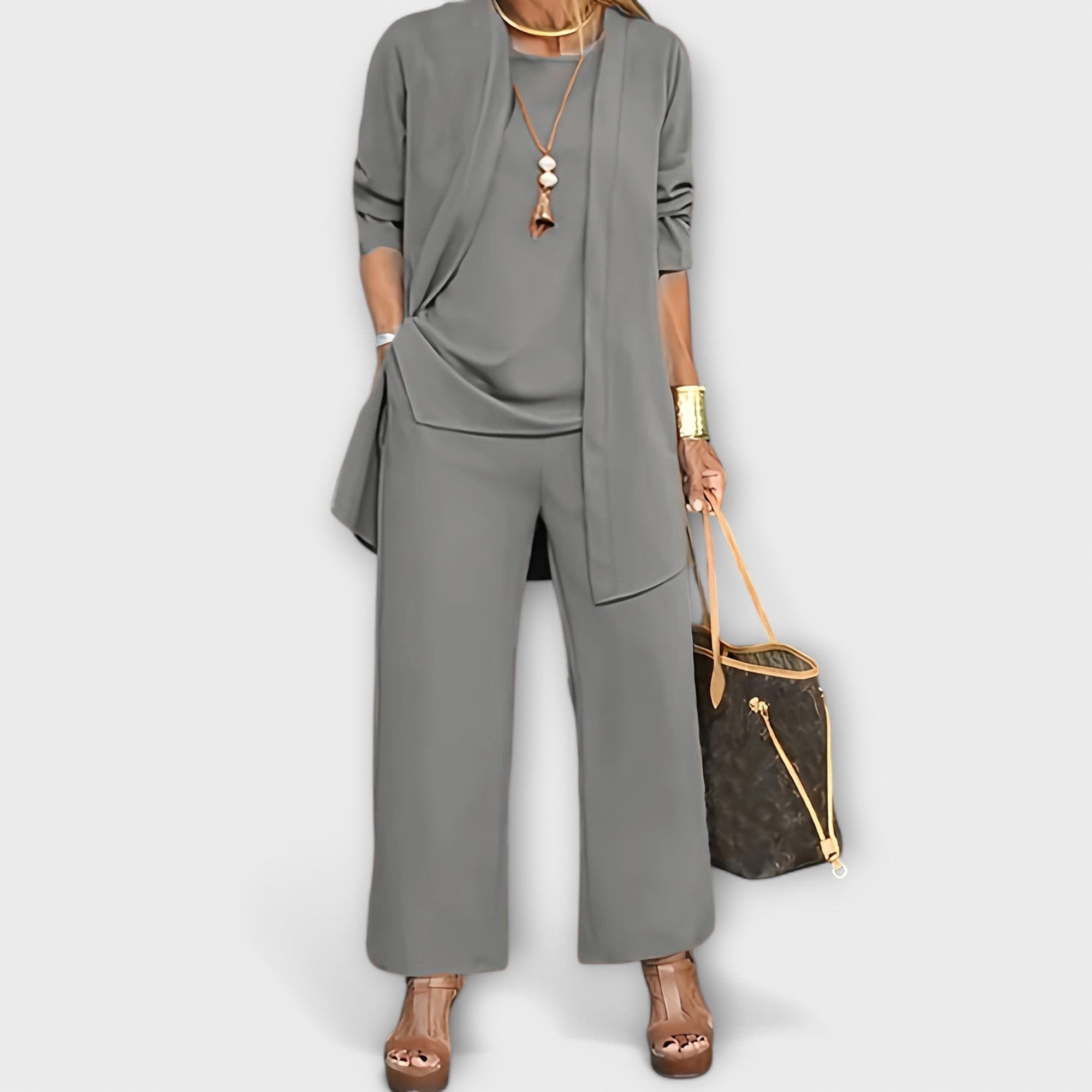 Winona | Wide Leg Three-Piece Set for Women