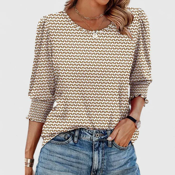 Salem | Elegant Smocked Top
