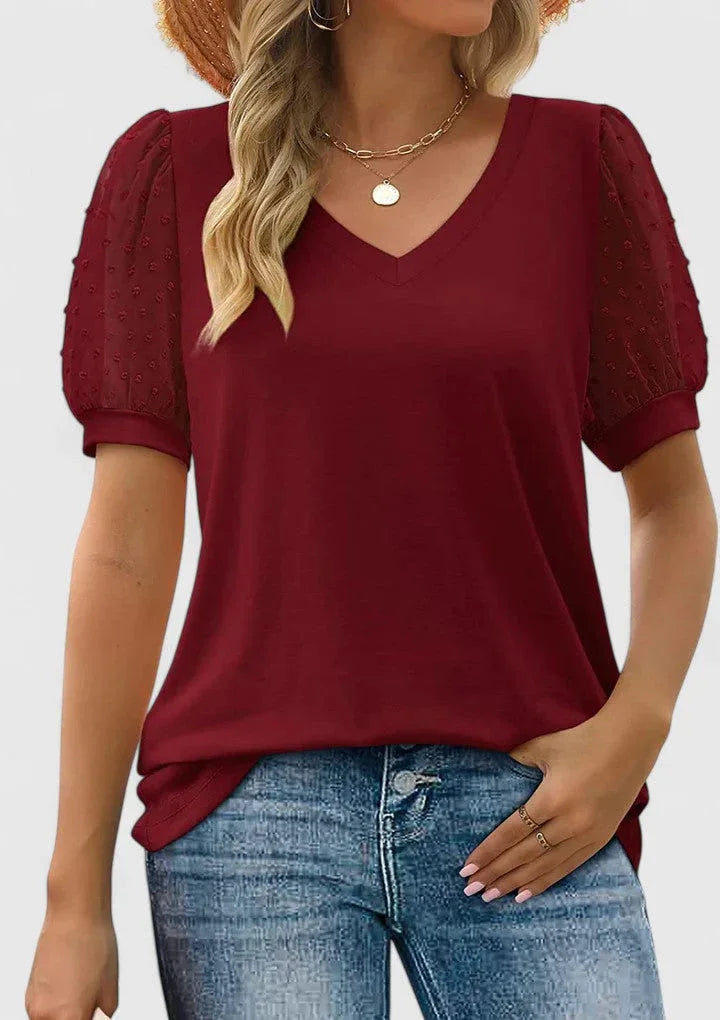 Nora | Comfortable V-Neck Top