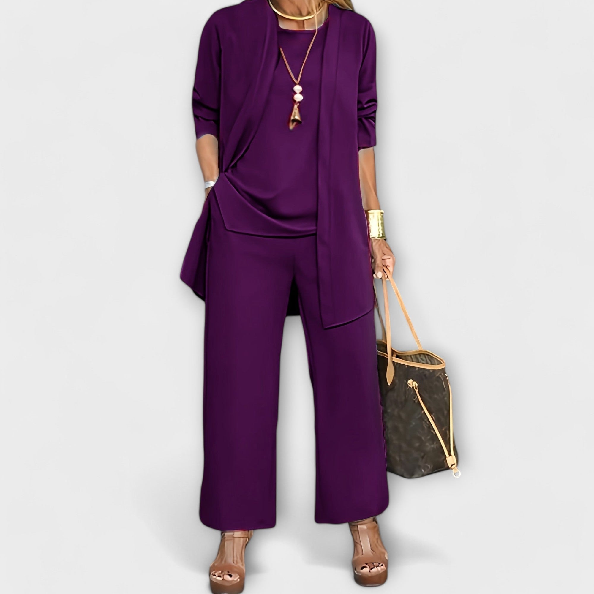Winona | Wide Leg Three-Piece Set for Women