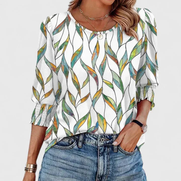 Salem | Elegant Smocked Top