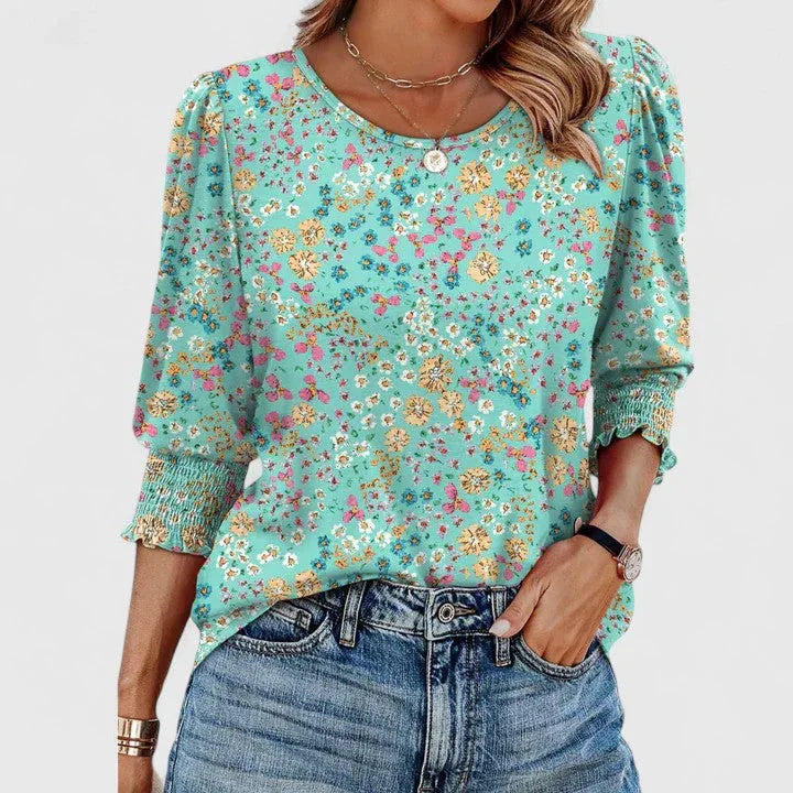 Salem | Elegant Smocked Top