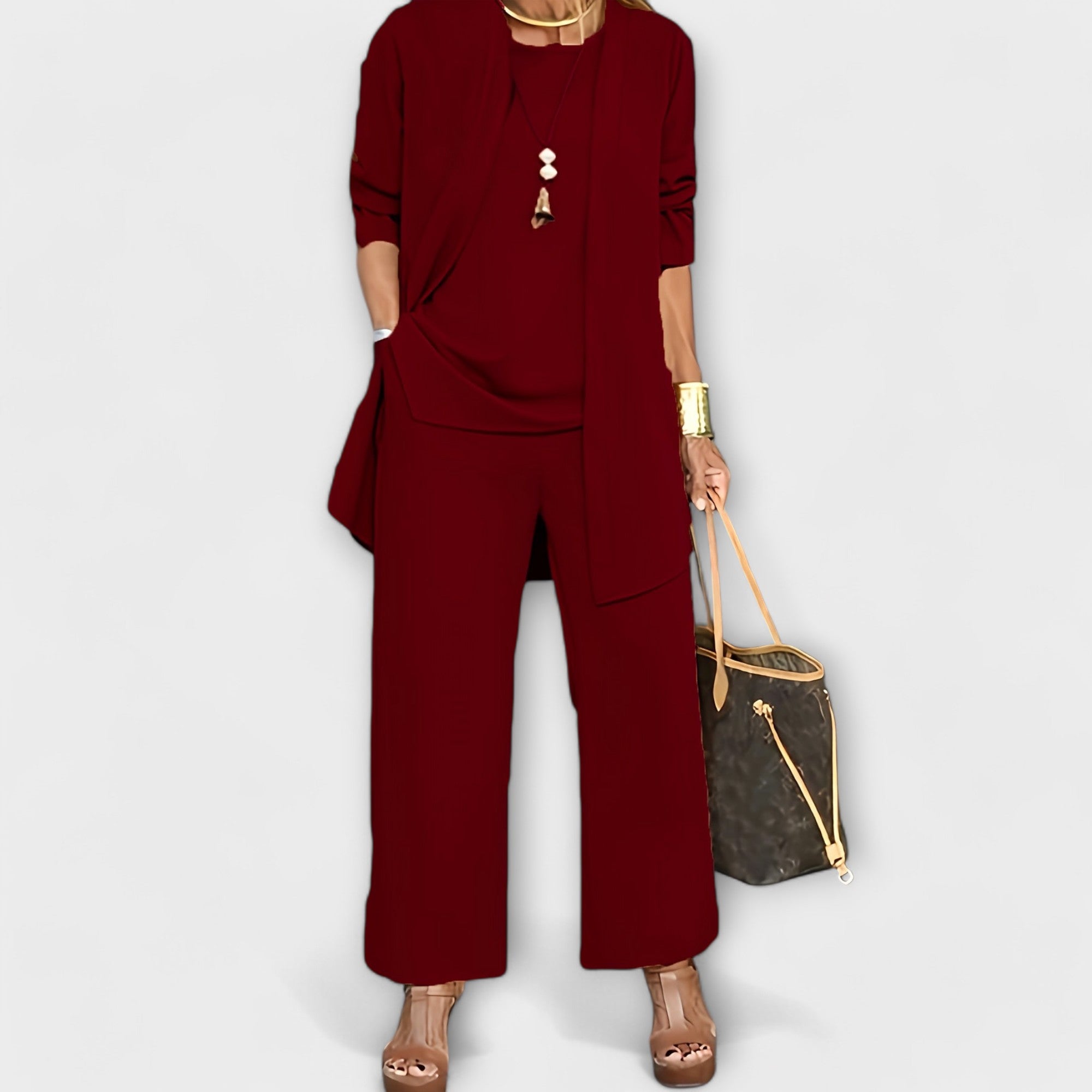 Winona | Wide Leg Three-Piece Set for Women