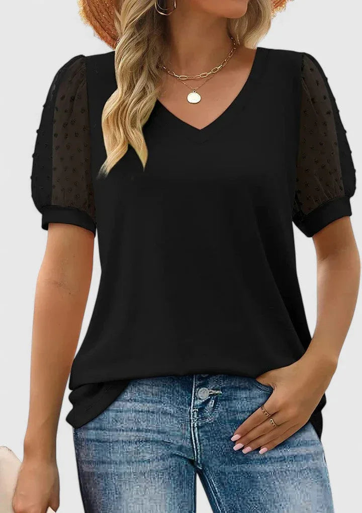 Nora | Comfortable V-Neck Top
