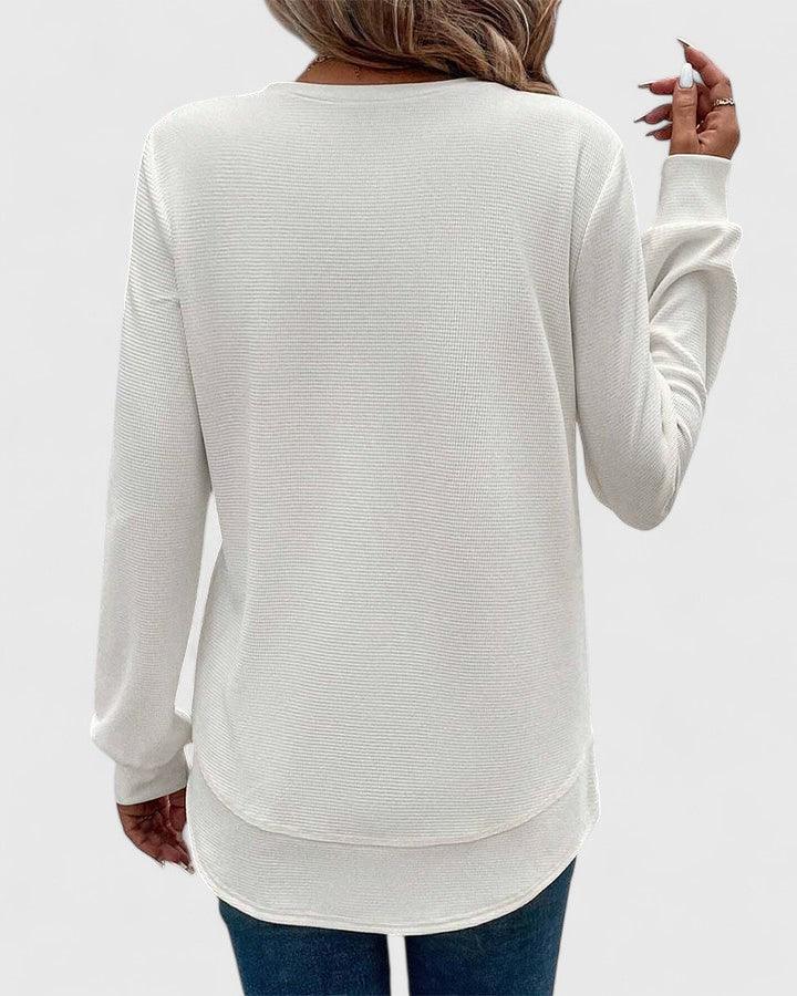 Astrid | Elegant O-Neck Long Sleeve