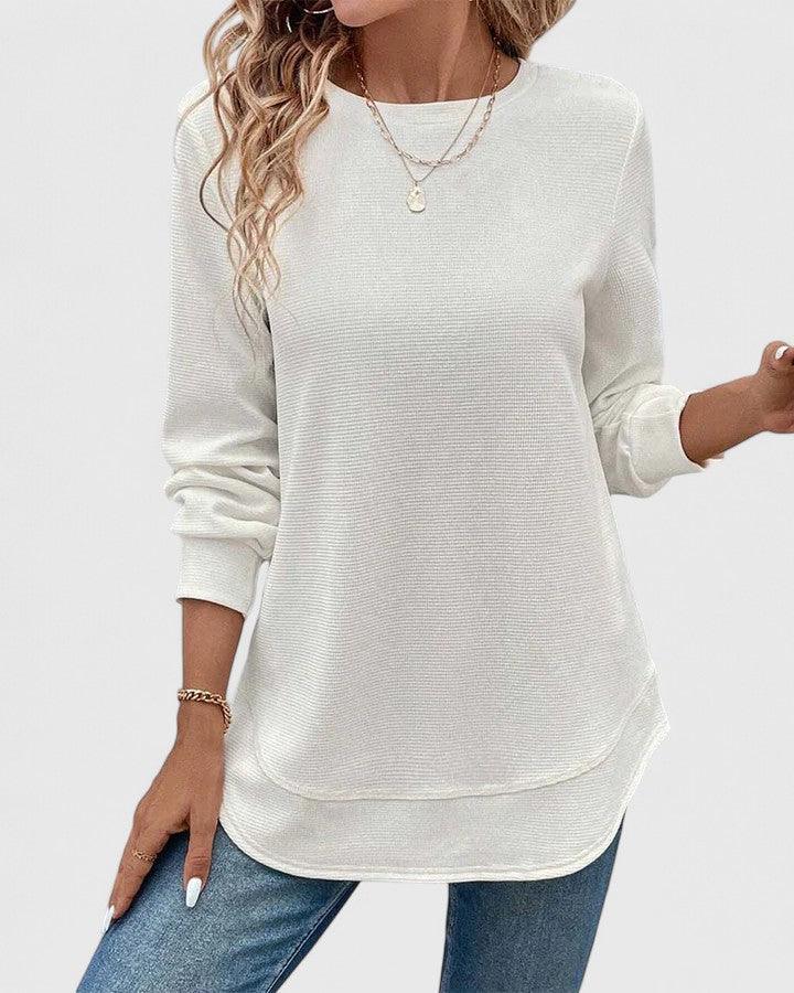 Astrid | Elegant O-Neck Long Sleeve