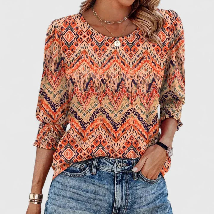 Salem | Elegant Smocked Top