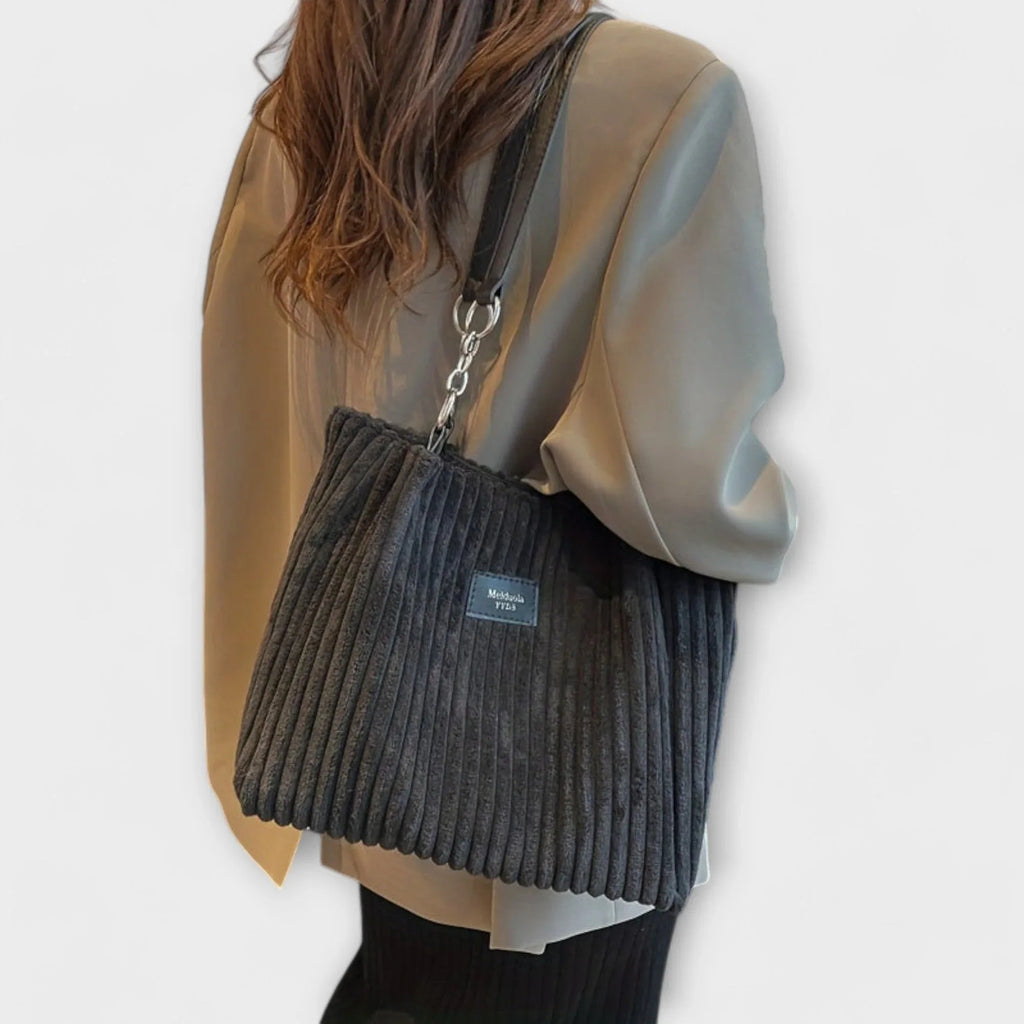 Tricia | Soft Cord Shoulder Bag