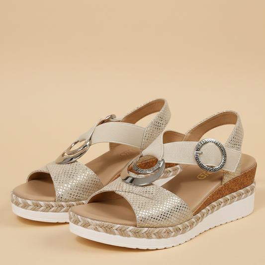 Florence | Criss Cross Strap Summer Sandals