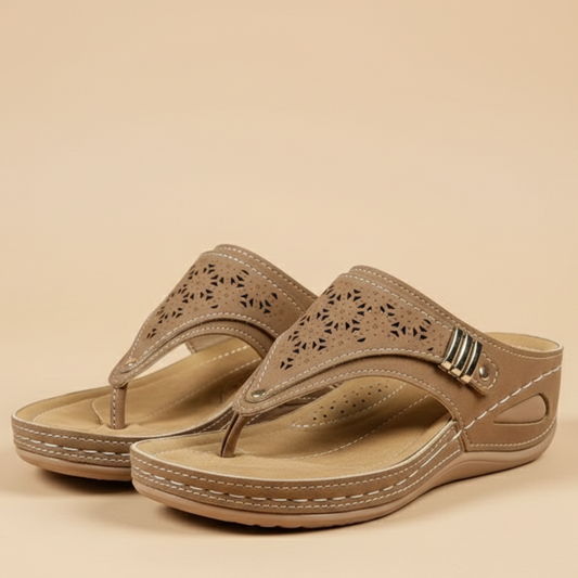 Isabella | Wedge Sandals with Contoured Footbed