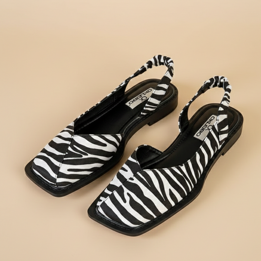 Sophie | Square Toe Slingback Sandals