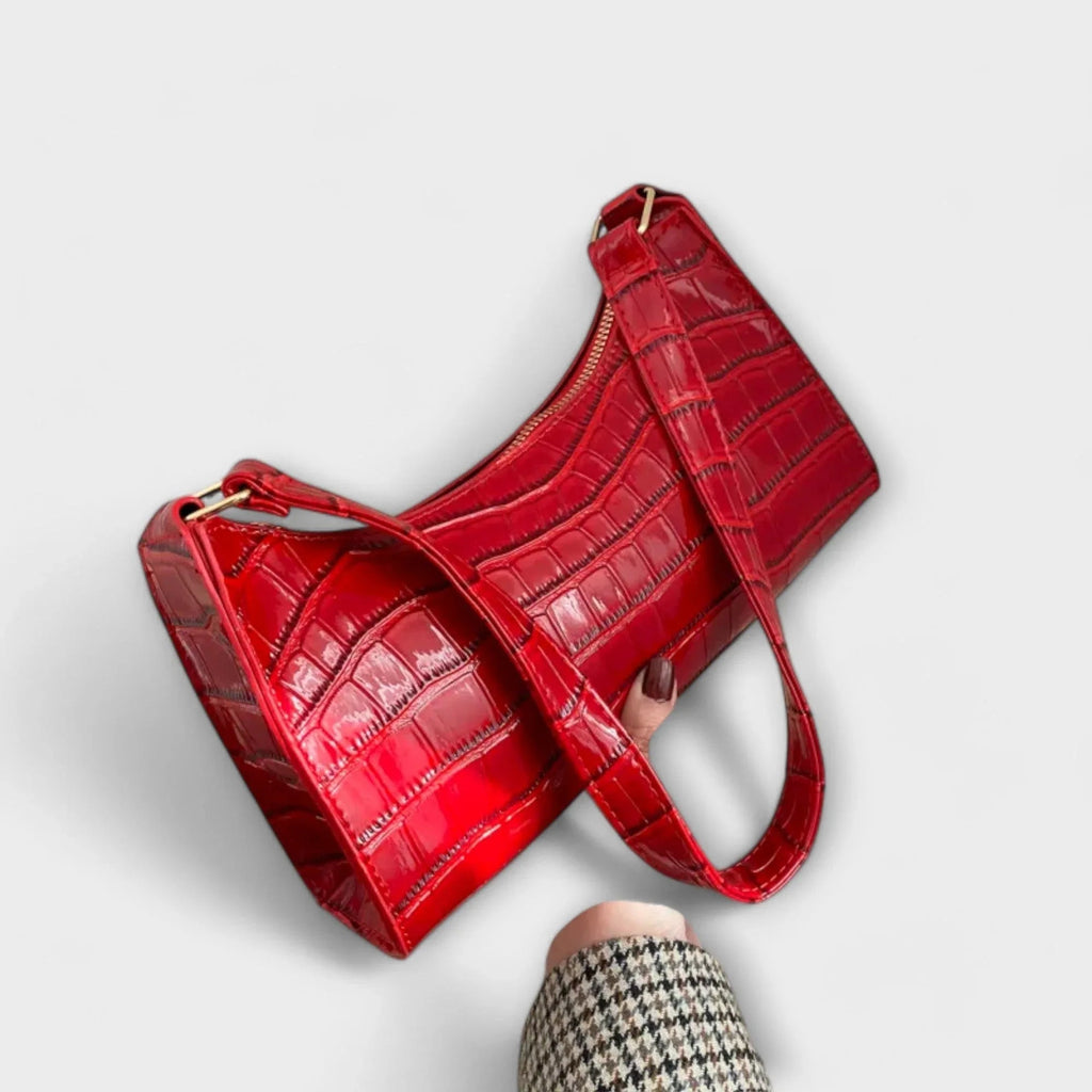 Kristen | Shiny Leather Bag