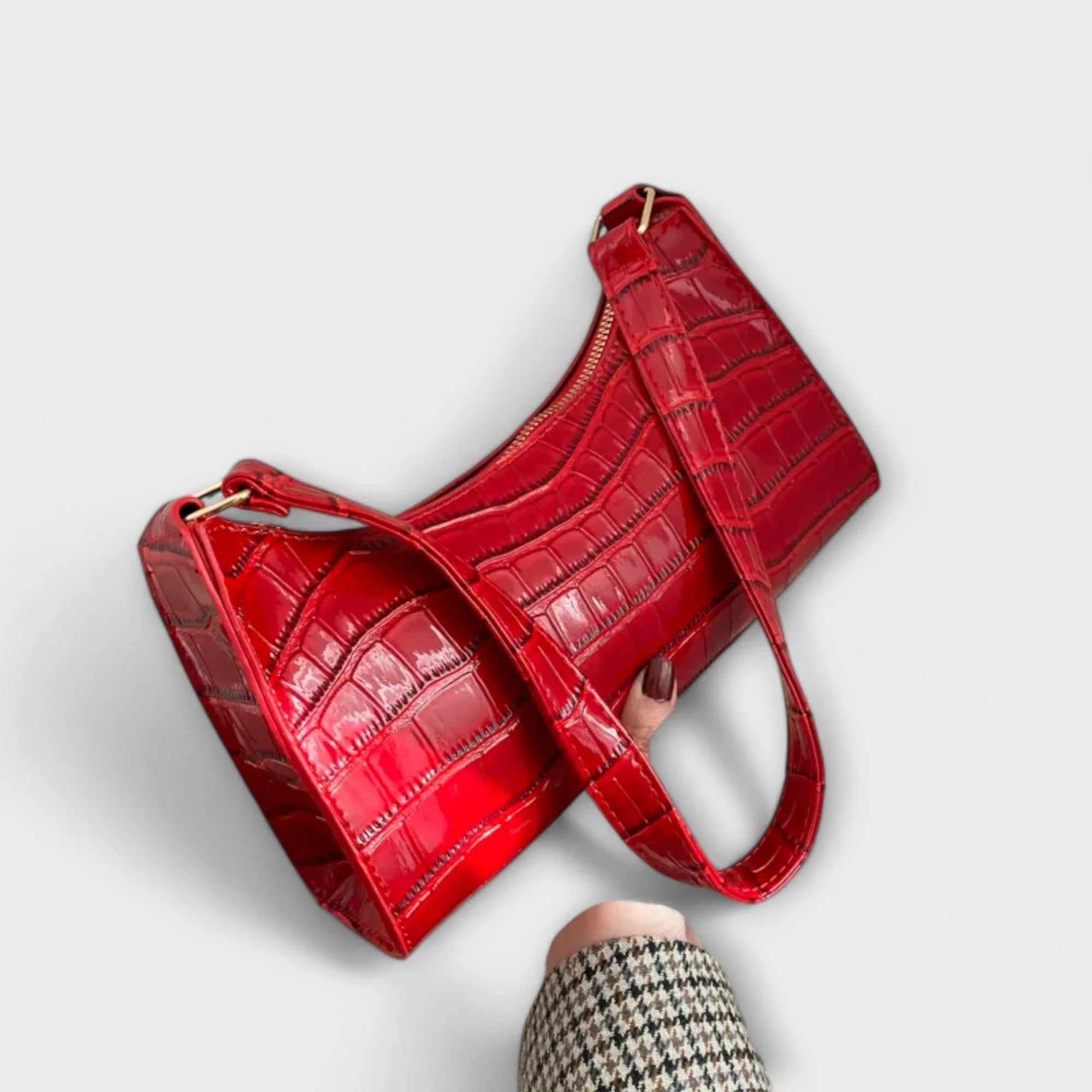 Kristen | Shiny Leather Bag