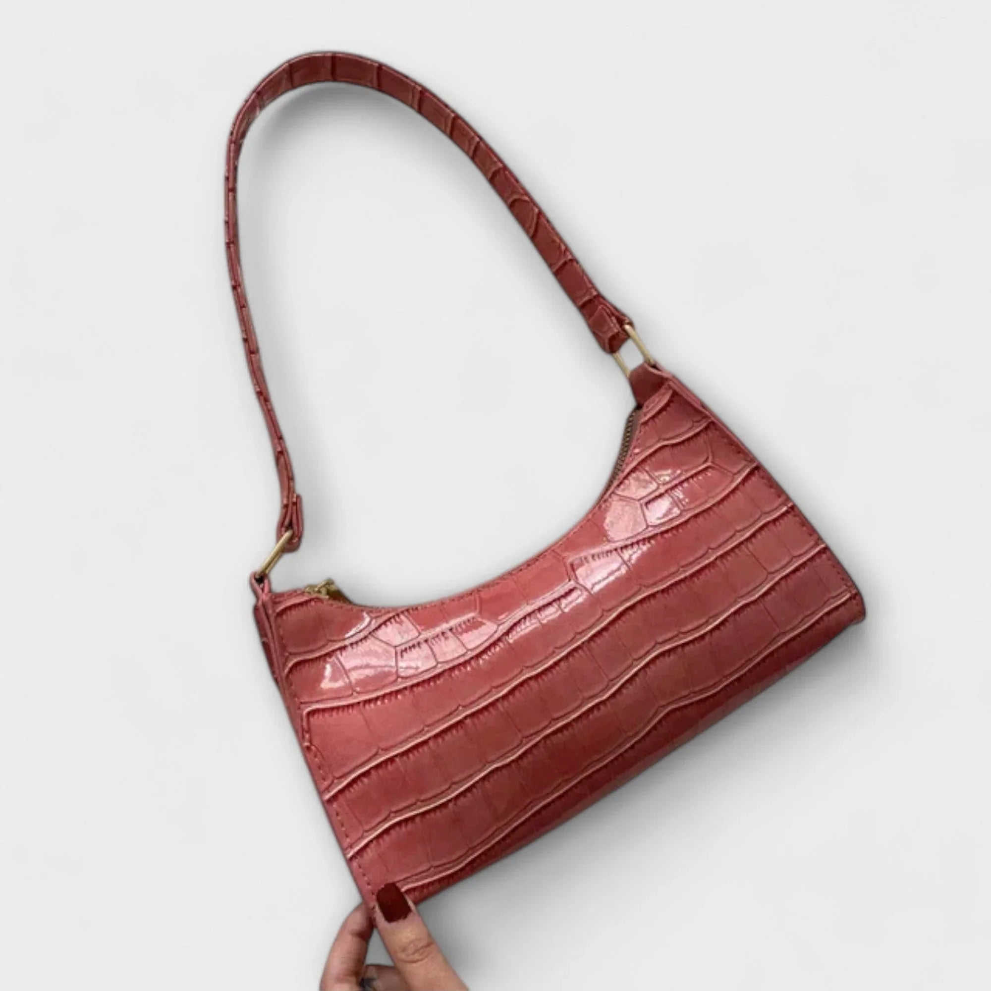 Kristen | Shiny Leather Bag