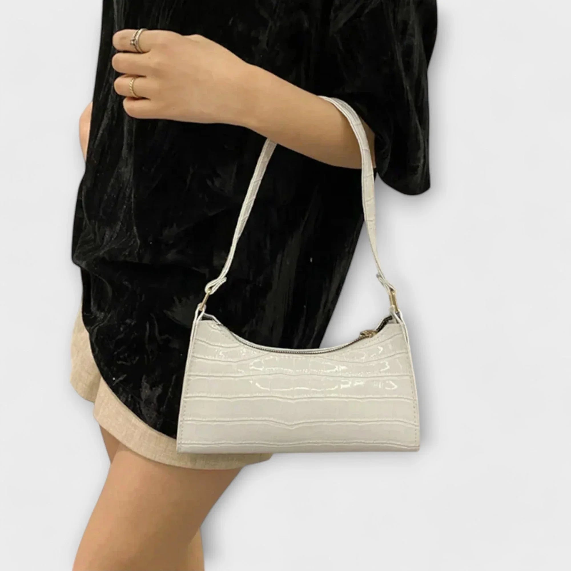 Kristen | Shiny Leather Bag