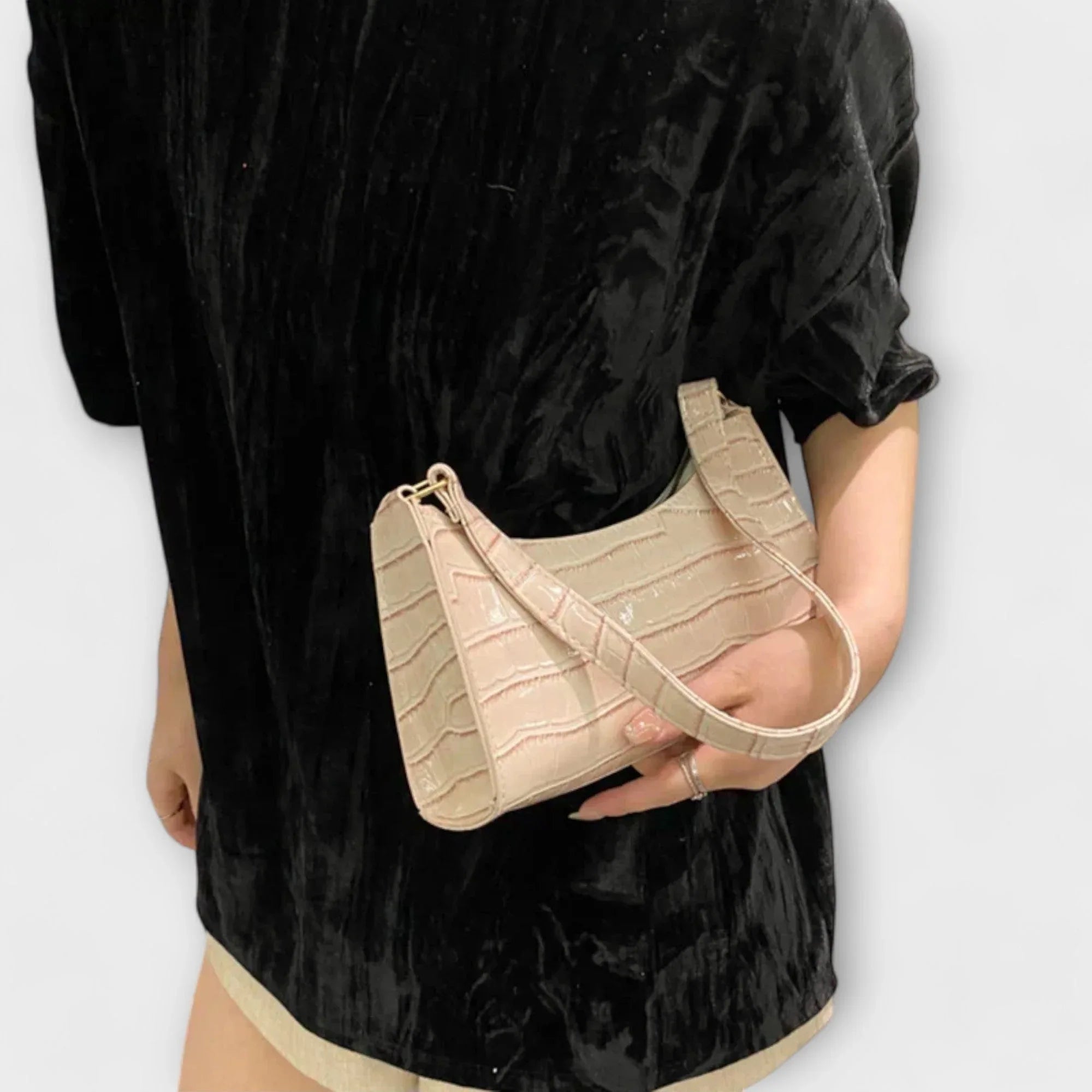 Kristen | Shiny Leather Bag