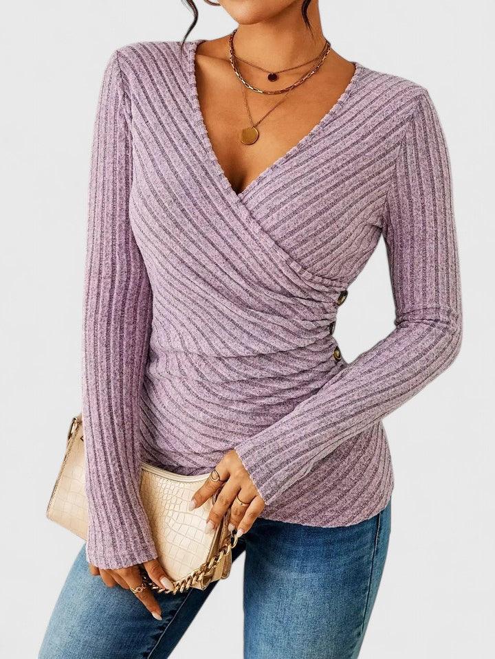 Andrea | Elegant Tucking Top