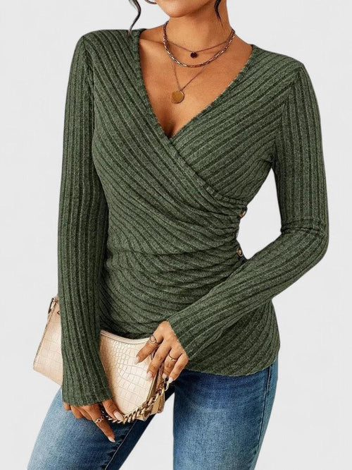 Andrea | Elegant Tucking Top