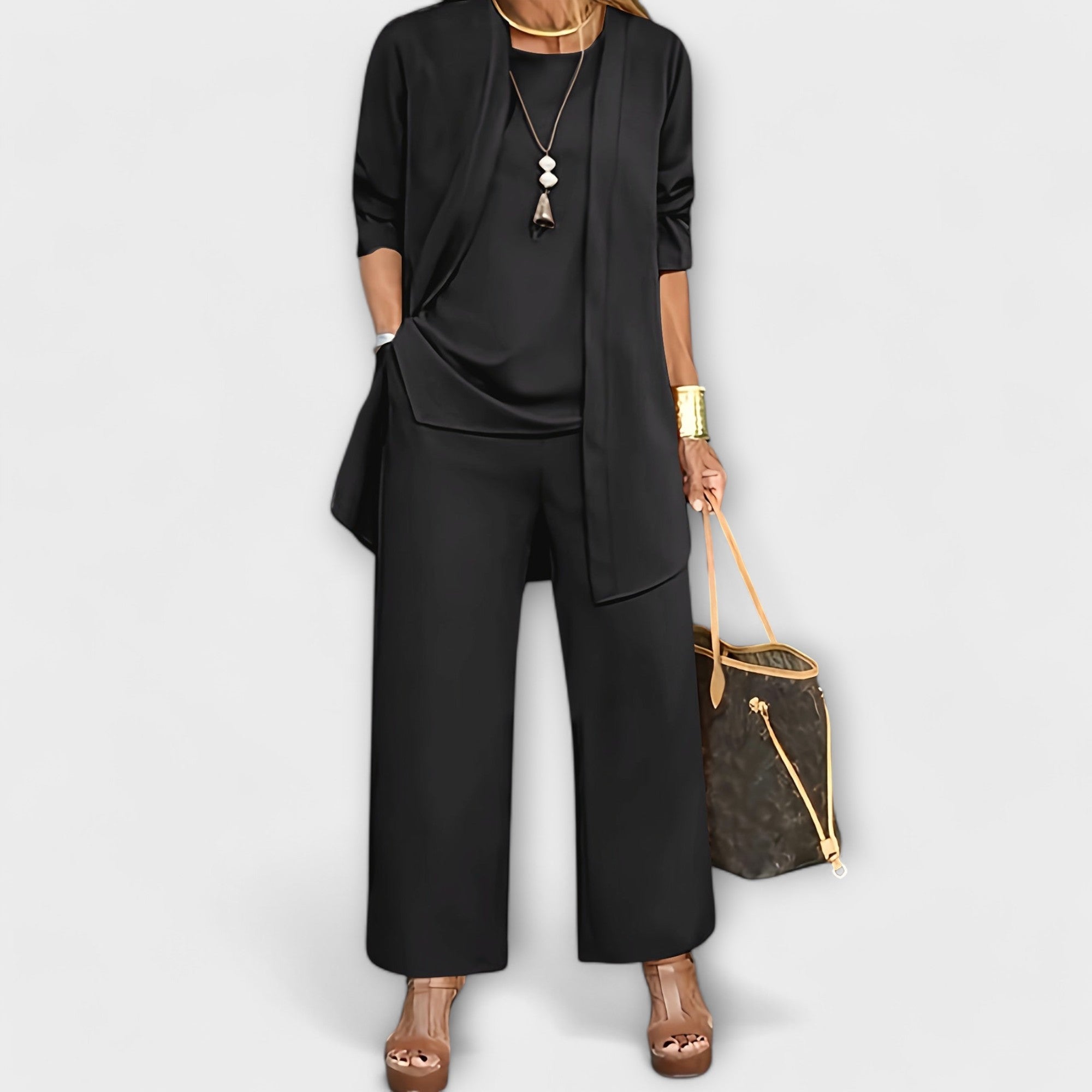Winona | Wide Leg Three-Piece Set for Women