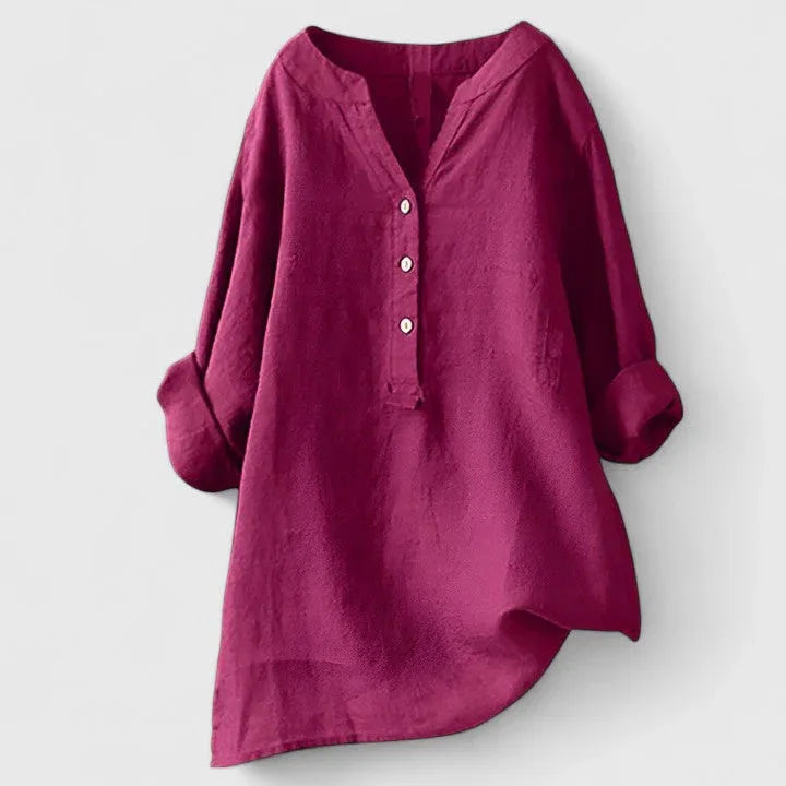 Aitana | Elegant Button-Front Shirt