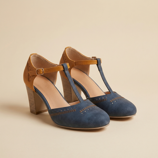 Emma | T-Strap Heels