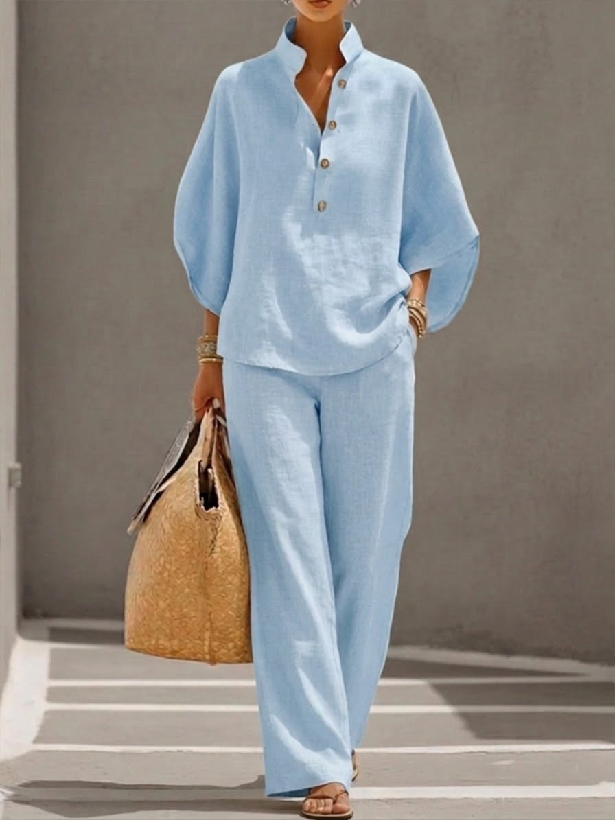 Nadia | Batwing Wide Leg Set for Women